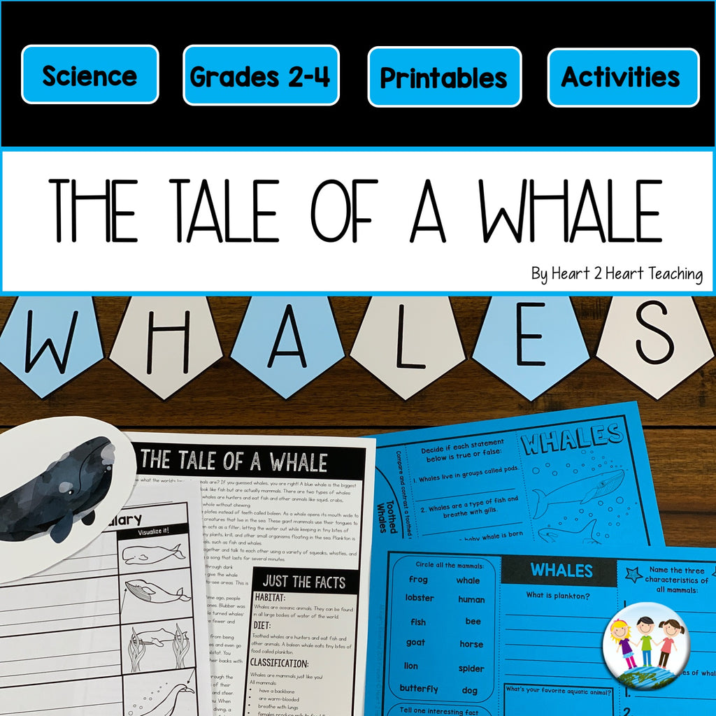 The Tale of Whale Craft and Activity Pack