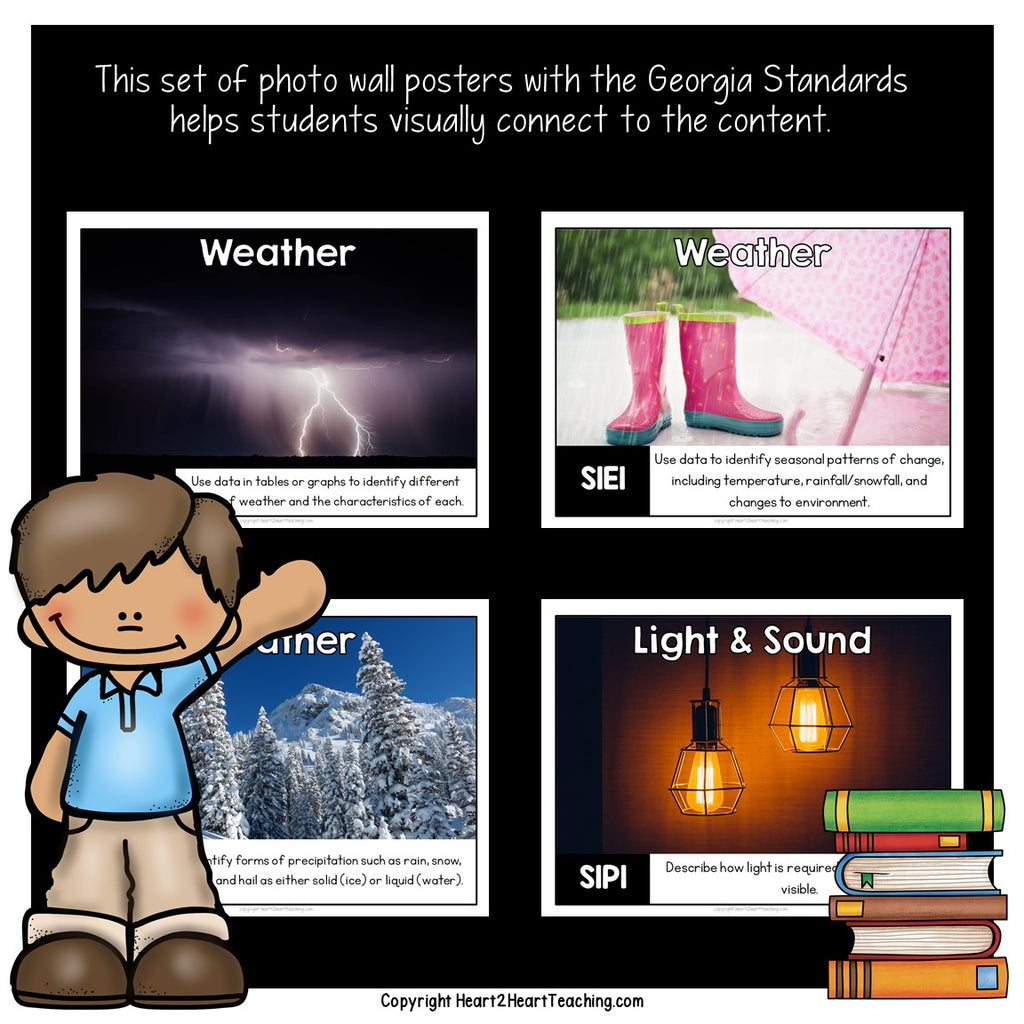 Georgia Standard of Excellence 1st Grade Science Posters