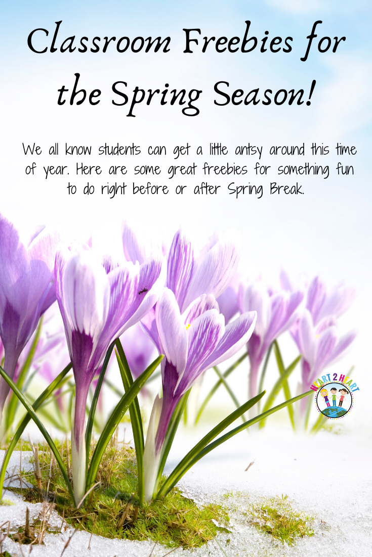 Free Spring Semester Image Classroom Freebies for the Spring Season – Heart 2 Heart Teaching