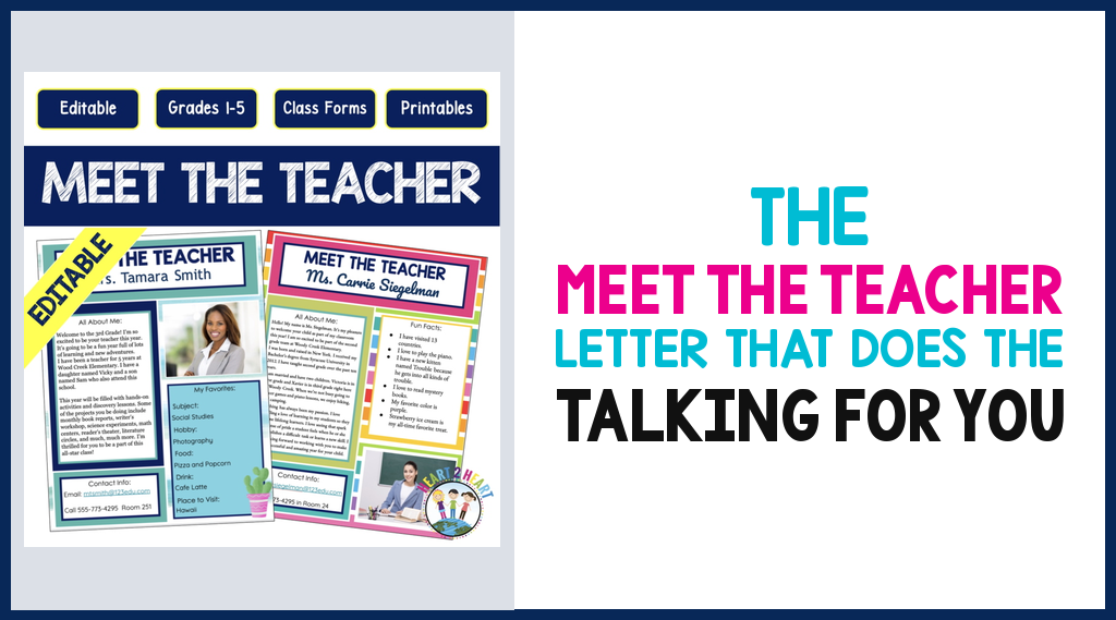 The Meet the Teacher Letter That Does the Talking for You