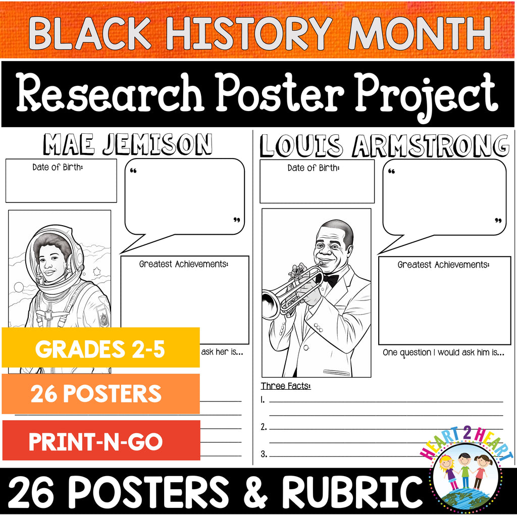 Black History Month Research Poster Project