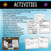 Hands-on ecosystems activities including trifold organizers, exit tickets and rainforest and desert food chains