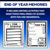 I'm a Star Scientist and The Best Field Trip end of year writing activities