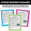 Be a Cloud Watcher reading passage at three levels of difficulty for differentiated instruction