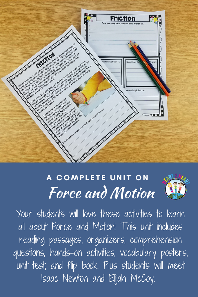 Force and Motion Activity Pack with Issac Newton & Elijah McCoy