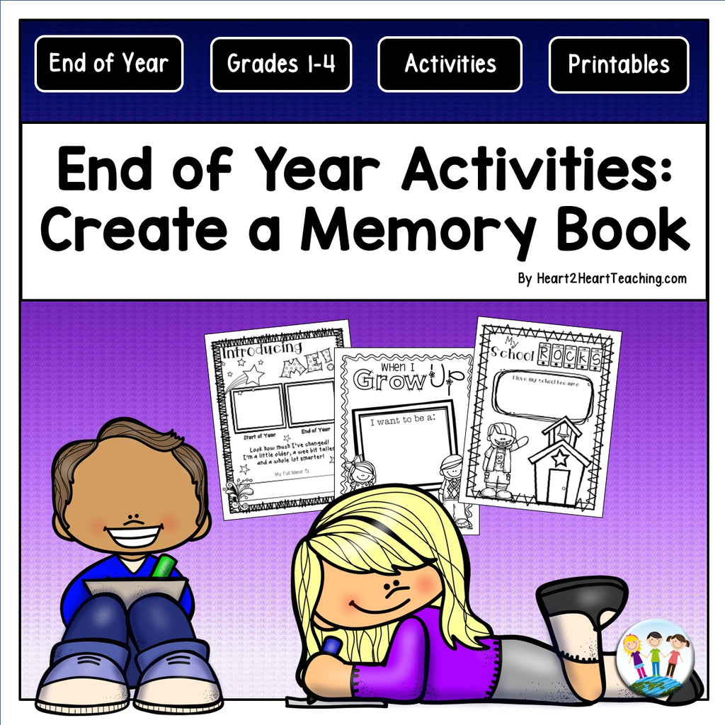 End of Year Project: Create a Memory Scrapbook Keepsake