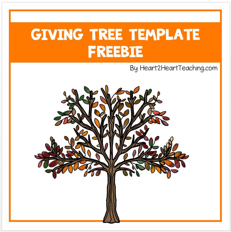 Giving Tree  Classroom Donation Freebie
