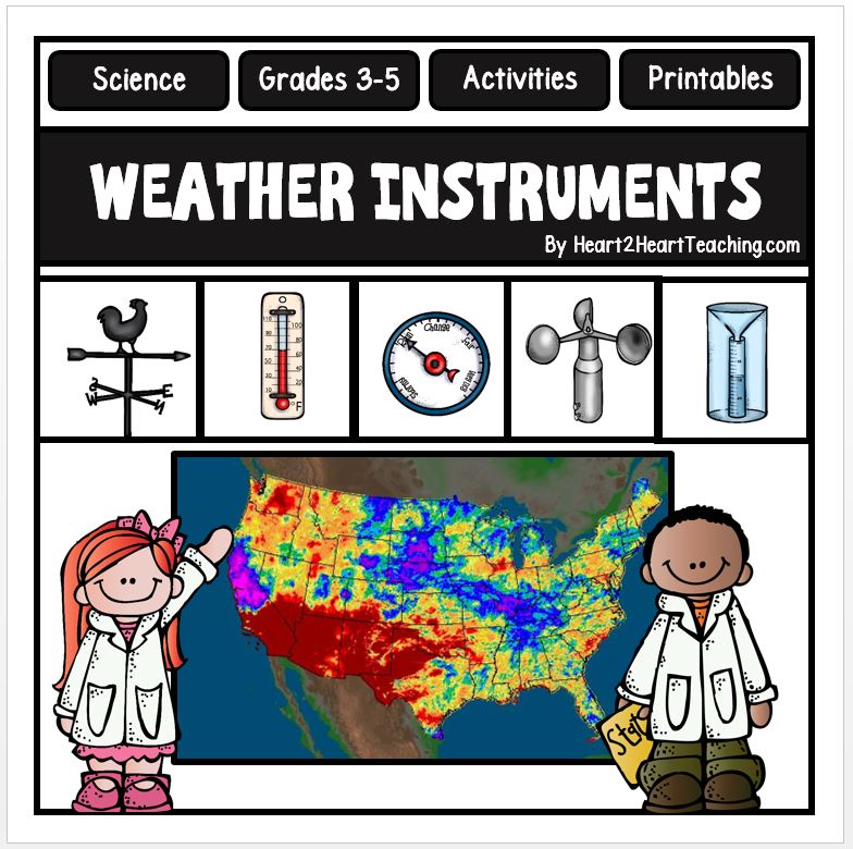 Learning all about Weather Tools: Articles, Activities, & Flip Book