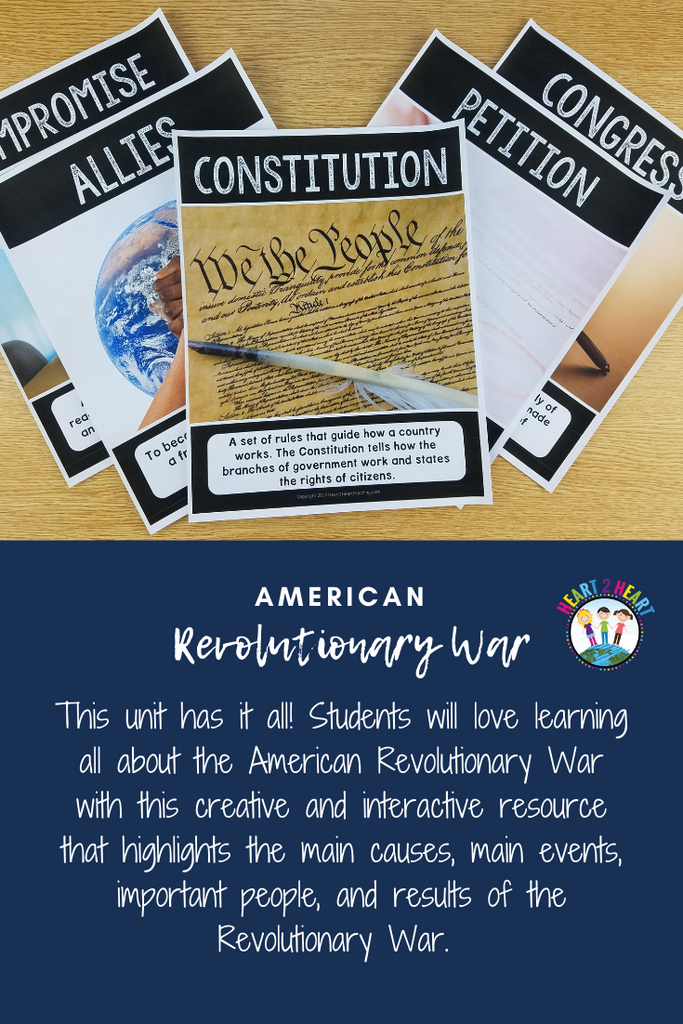 Revolutionary War Unit with Articles, Activities & more