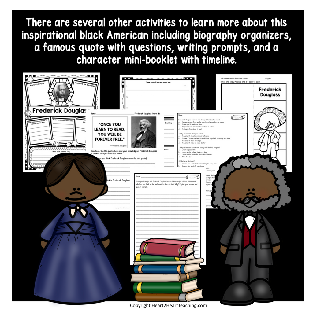 The Life Story of Frederick Douglass Activity Pack