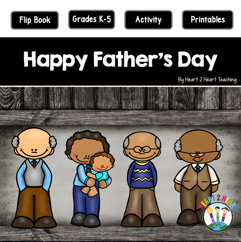 Father's Day Activities: Cool Shorts Flip Up Booklet