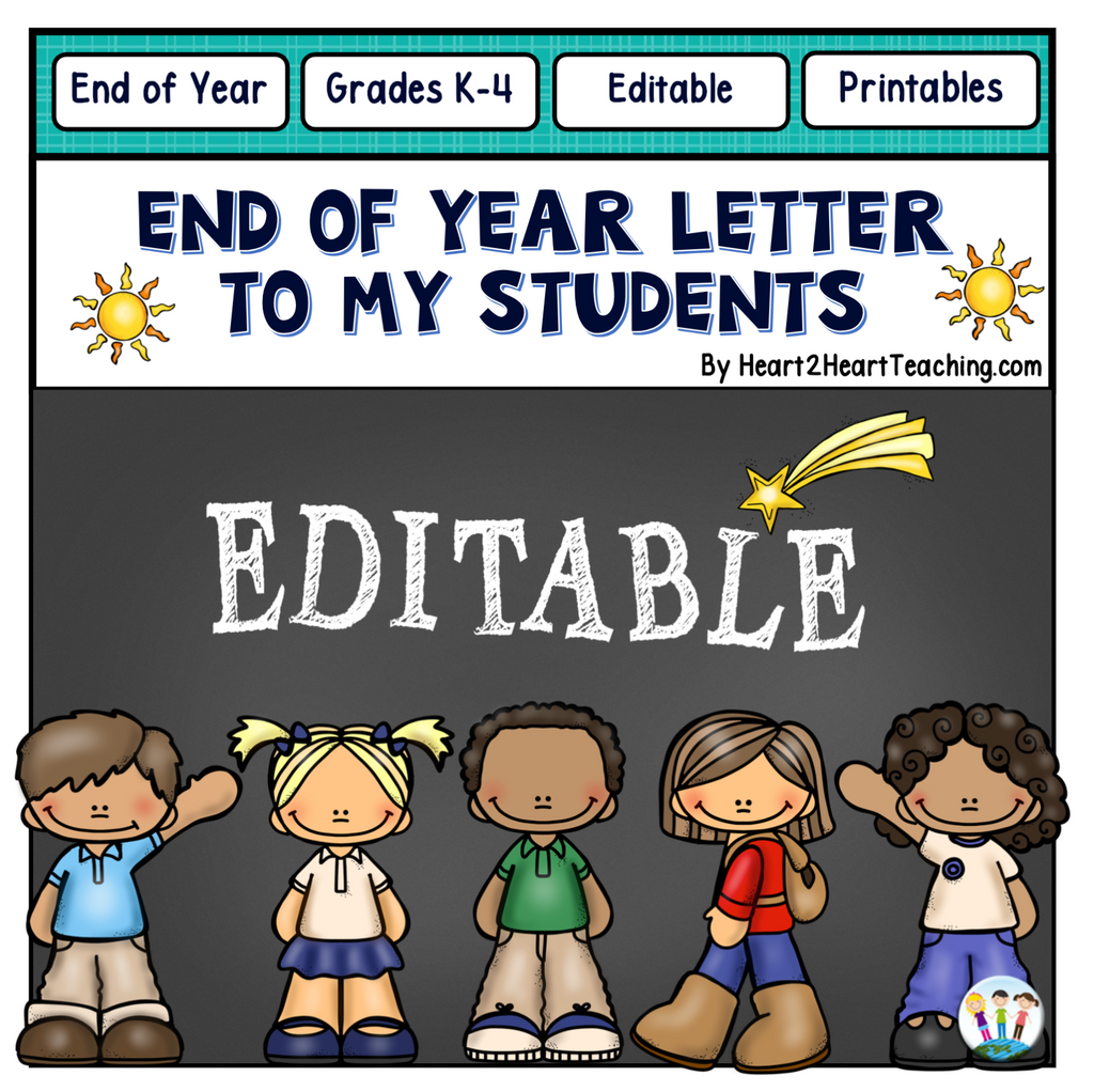End of Year Letter to Students: Send a Special Goodbye Note Home!