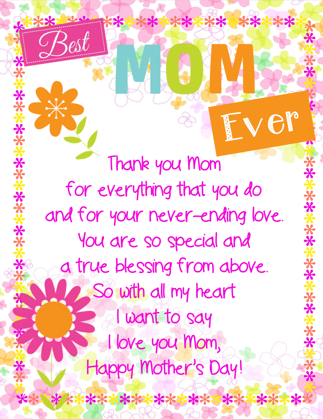 Mother's Day Poem Freebie – Heart 2 Heart Teaching mother-s-day-poem-freebie-heart-2-heart-teaching
