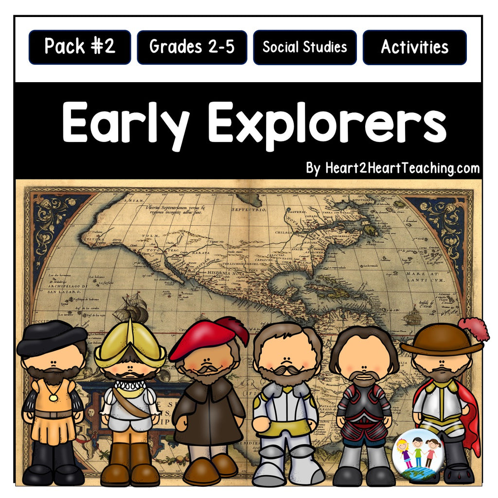 Early European Explorers #2: Magellan, Vespucci, Cortes, Champlain, Pizarro, Coronado