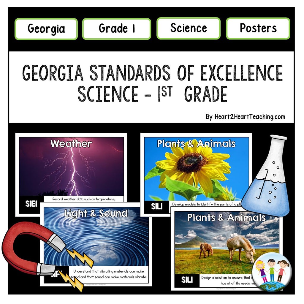 Georgia Standard of Excellence 1st Grade Science Posters