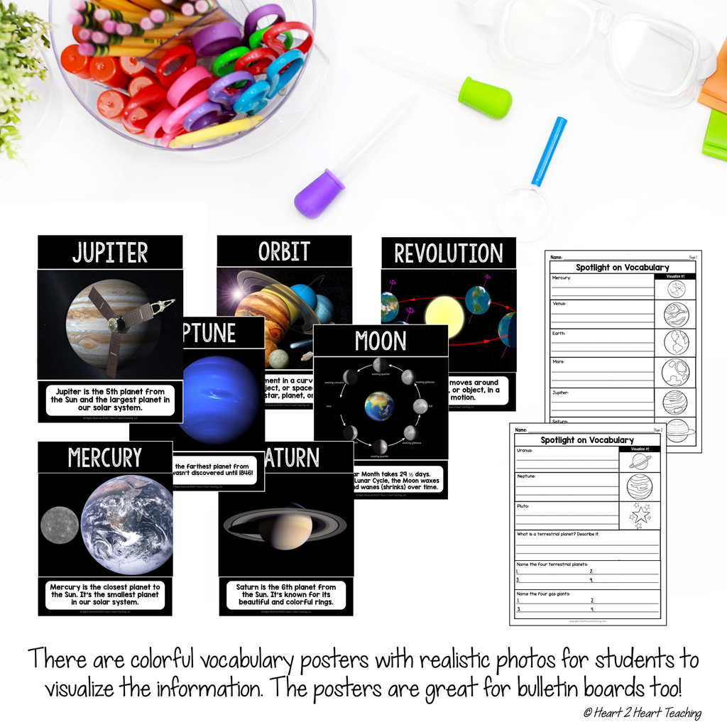 Let's Explore Our Solar System Activity Pack – Heart 2 Heart Teaching