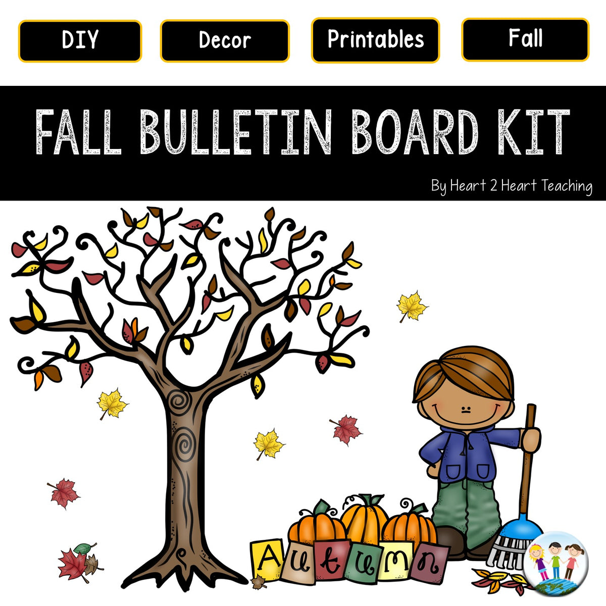 Nuts for Fall Bulletin Board Kit Freebie – Heart 2 Heart Teaching