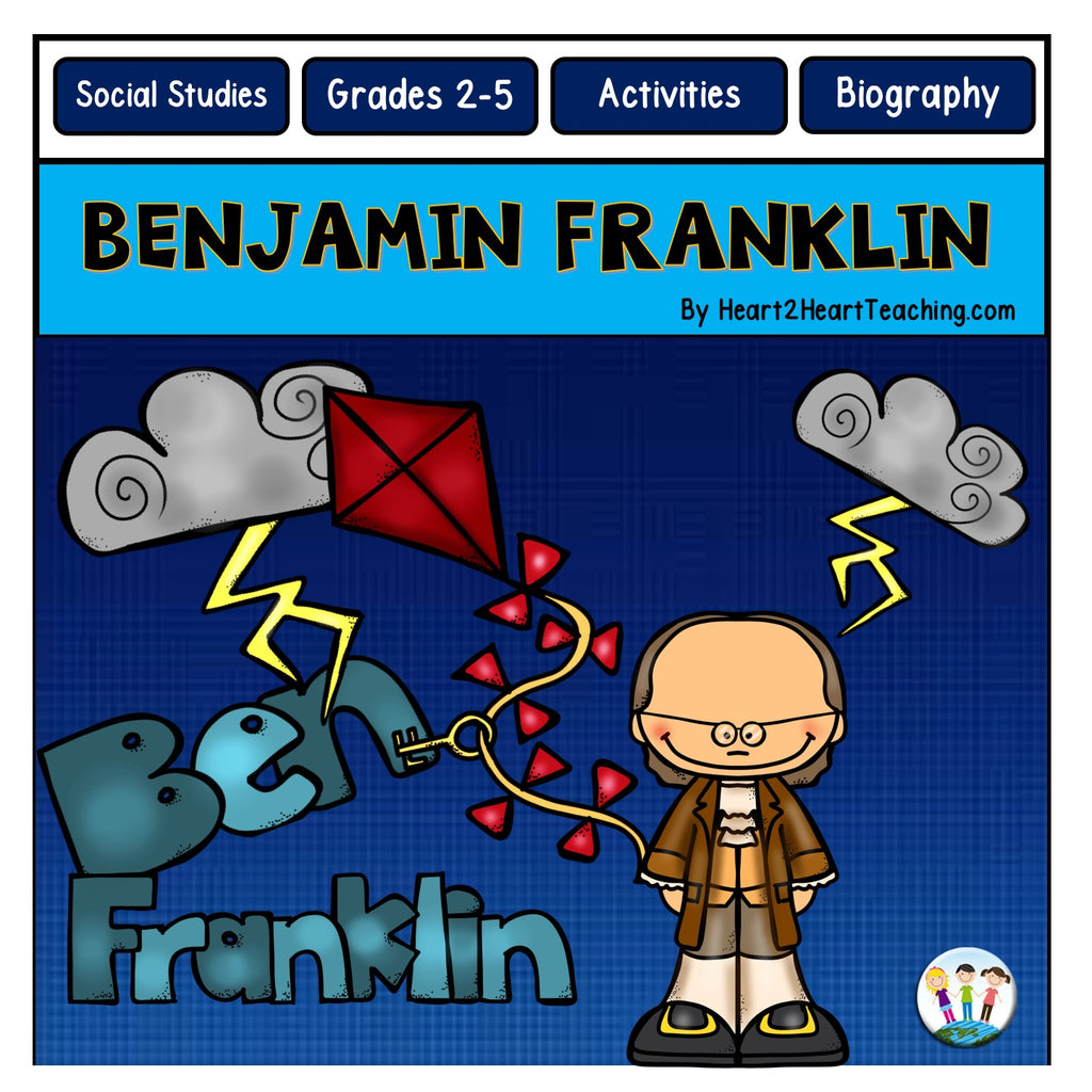 The Life Story of Benjamin Franklin- Reading Passages, Activities, & Flip Book