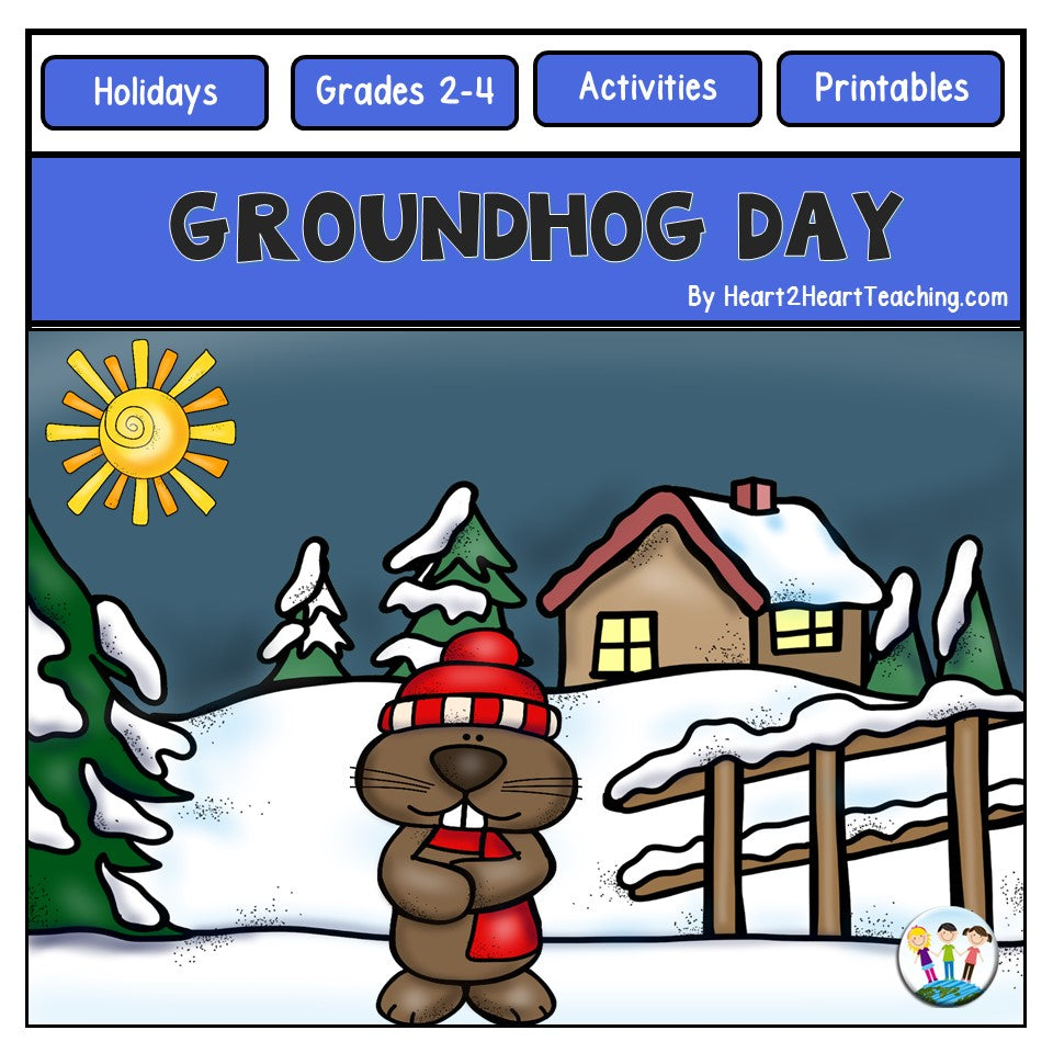 Groundhog Day Activity Pack with Passages, Activities, and Flip Book