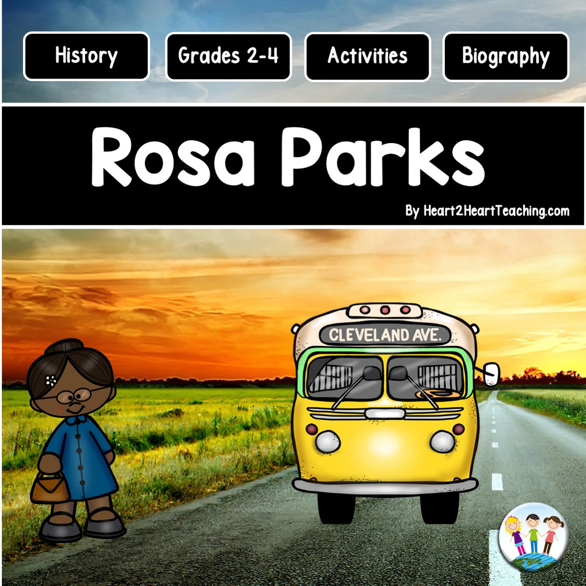 The Life Story of Rosa Parks Activity Pack – Heart 2 Heart Teaching
