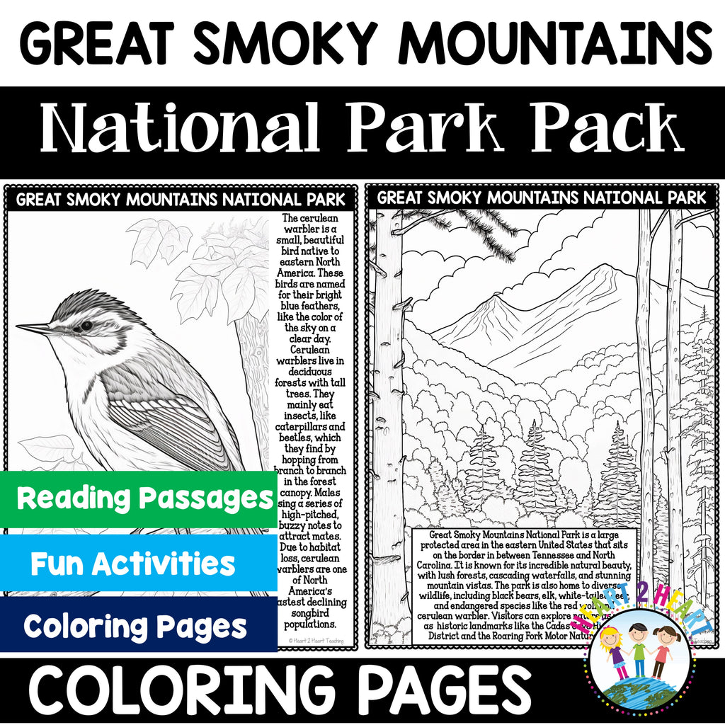 Great Smoky Mountains National Park Coloring Pages