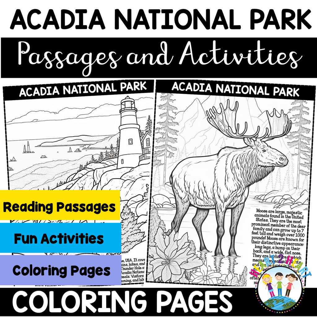 Acadia National Park Coloring Pages