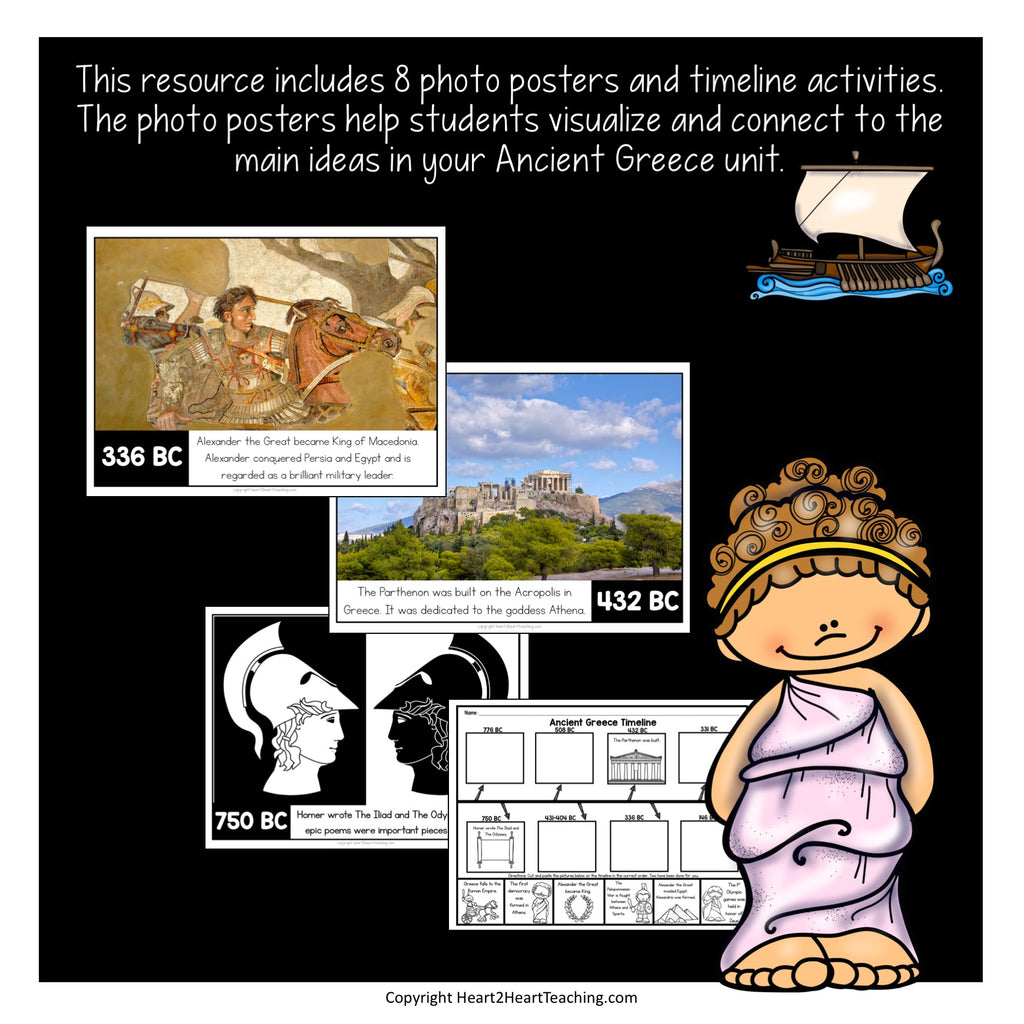 Ancient Greece Timeline and Bulletin Board Kit