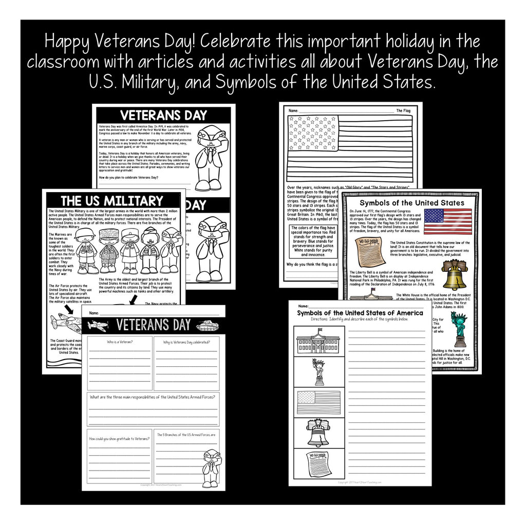 Veterans Day Activities and Write a Thank You Letter to a Soldier