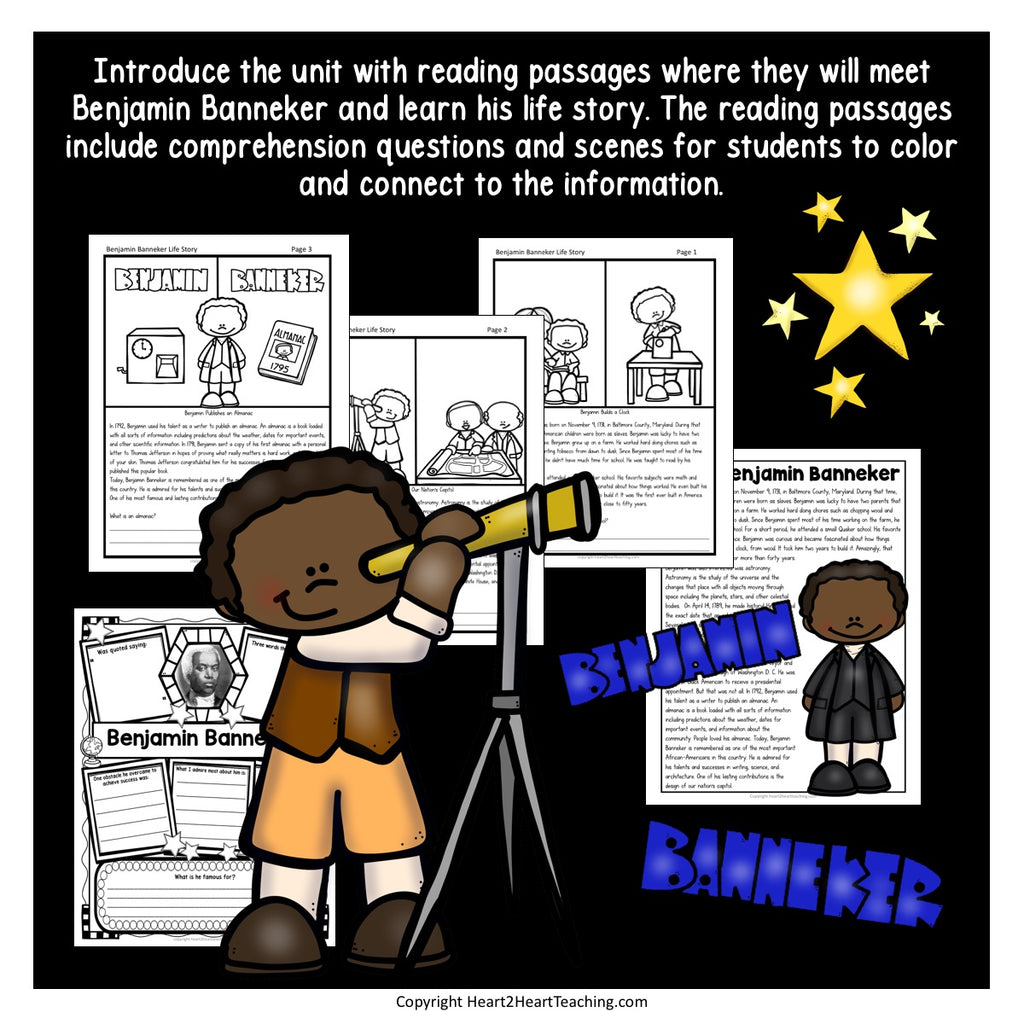 The Life Story of Benjamin Banneker Activity Pack