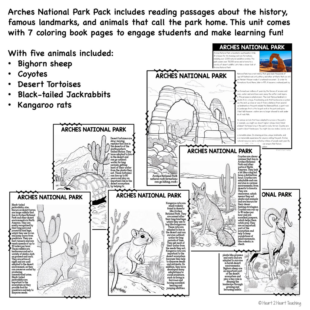 Arches National Park Coloring Pages