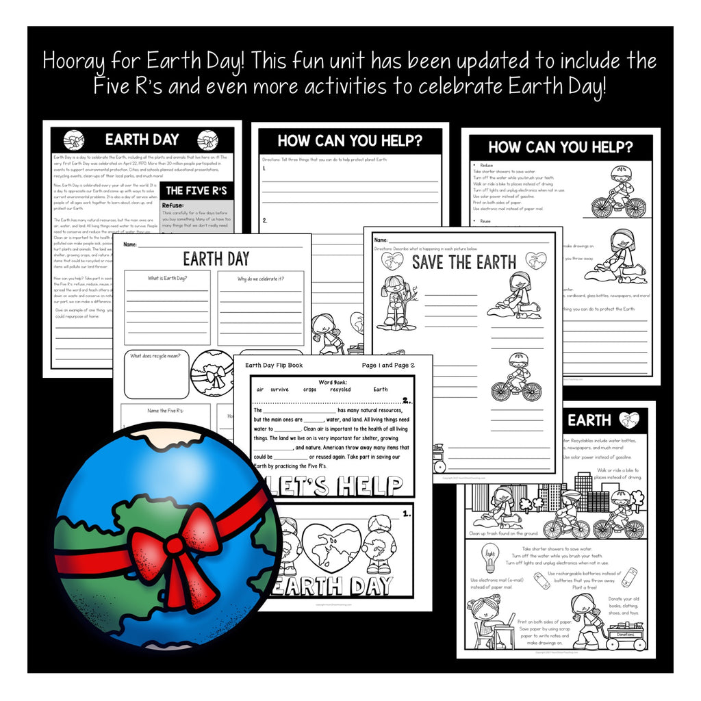 Save Our Earth! Earth Day Activity Pack