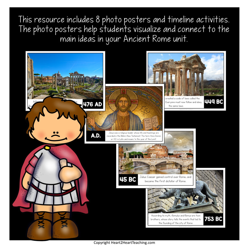 Ancient Rome Timeline and Bulletin Board Kit