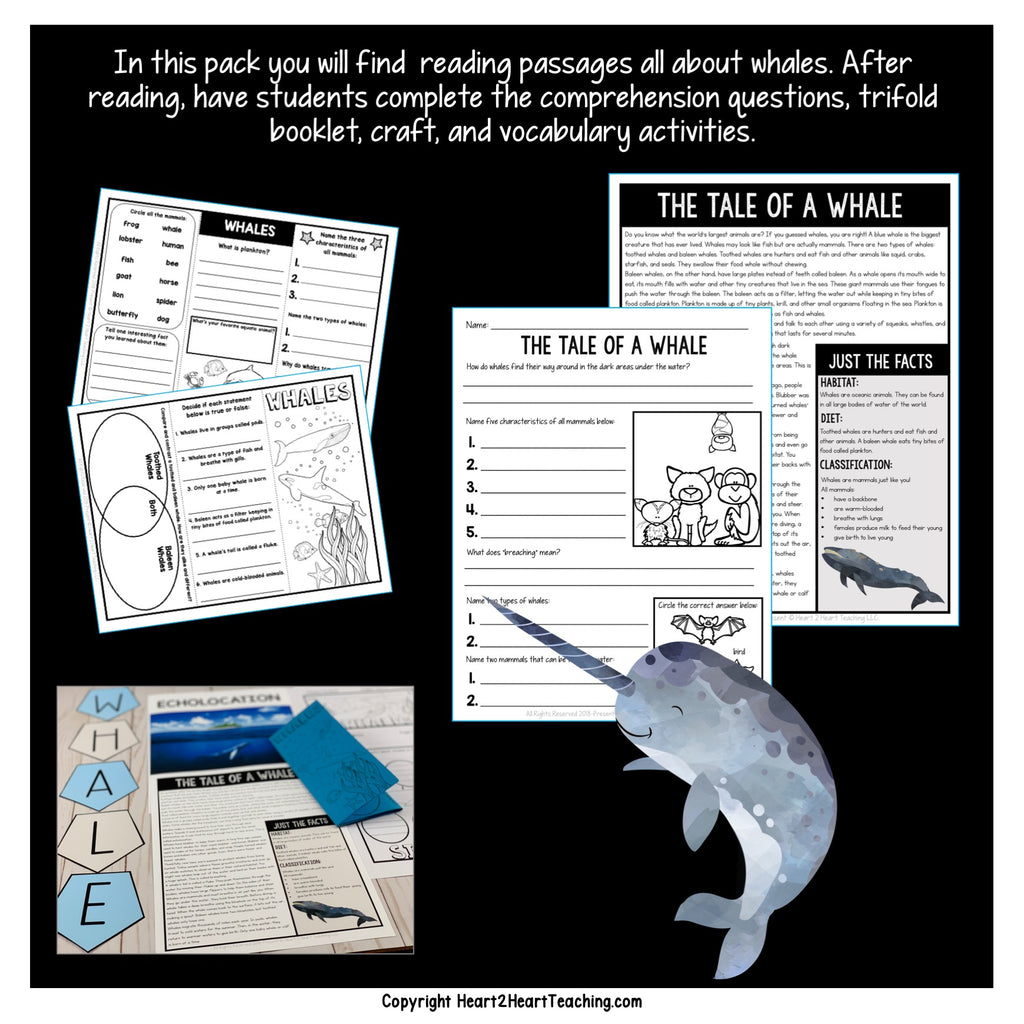 The Tale of Whale Craft and Activity Pack