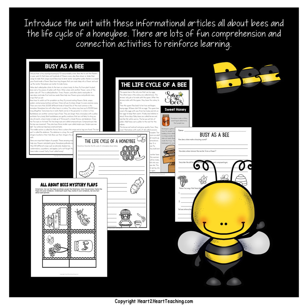 Bees and Pollination Activity Pack