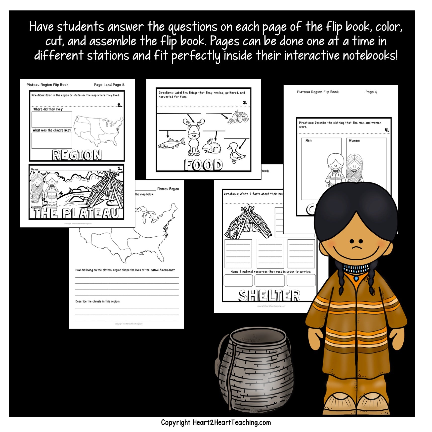 Native American Regions Map Printable