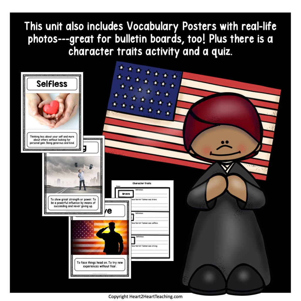 The Life Story of Harriet Tubman Activity Pack