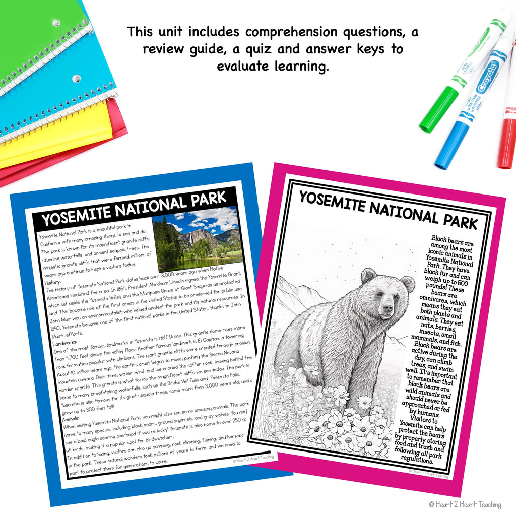 Yosemite National Park Coloring Pages