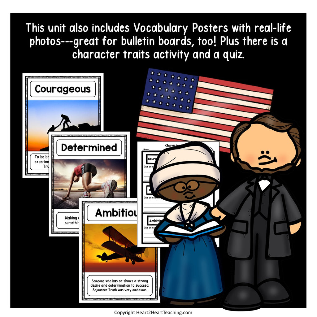 The Life Story of Sojourner Truth Activity Pack
