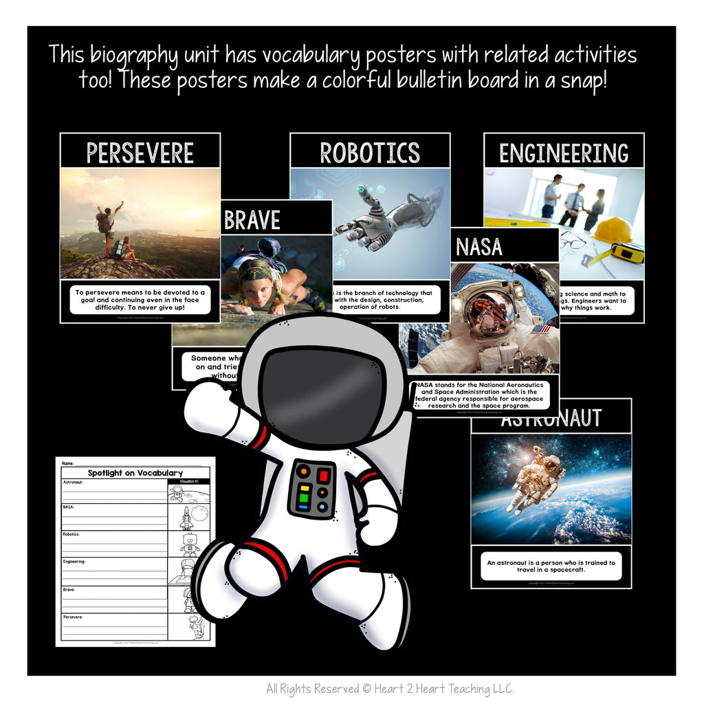 The Life Story of Sally Ride Activity Pack