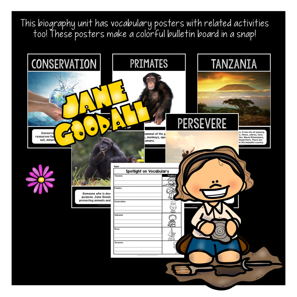 The Life Story of Jane Goodall Activity Pack