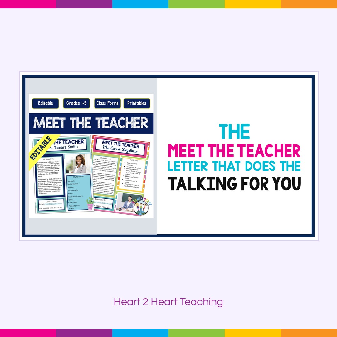 The Meet the Teacher Letter That Does the Talking for You