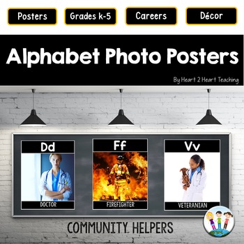Alphabet Posters: Community Helpers (A to Z)