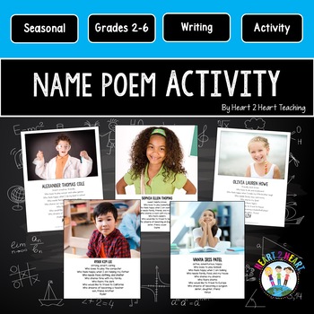 Back to School Activities for the First Week of School: Name Poem Activity