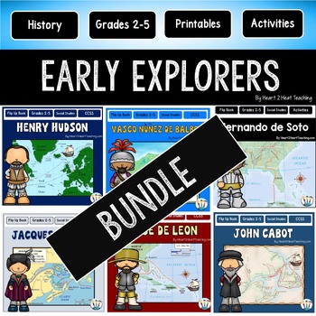 Early European Explorers #1: Cabot, Balboa, de Soto, Columbus, Hudson, Cartier, Leon