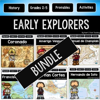 Early European Explorers #2: Magellan, Vespucci, Cortes, Champlain, Pizarro, Coronado