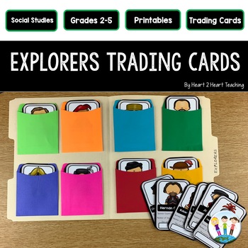 Early Explorers Project: Create Your Own Trading Cards (24 Explorers Cards)