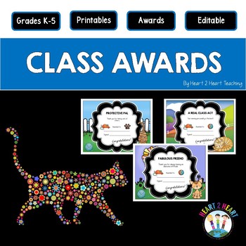End of the Year Class Awards Furry Friends