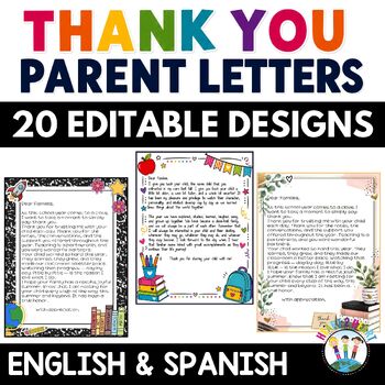 End of the Year Letter to Parents: Say Goodbye with a Special Thank You Note!