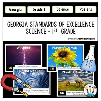 Georgia Standard of Excellence 1st Grade Science Posters