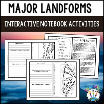Major Landforms and Geography Activities for Kids